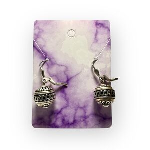 Bali Silver 925 Drop Earrings Leverback Handcrafted Vintage Earrings